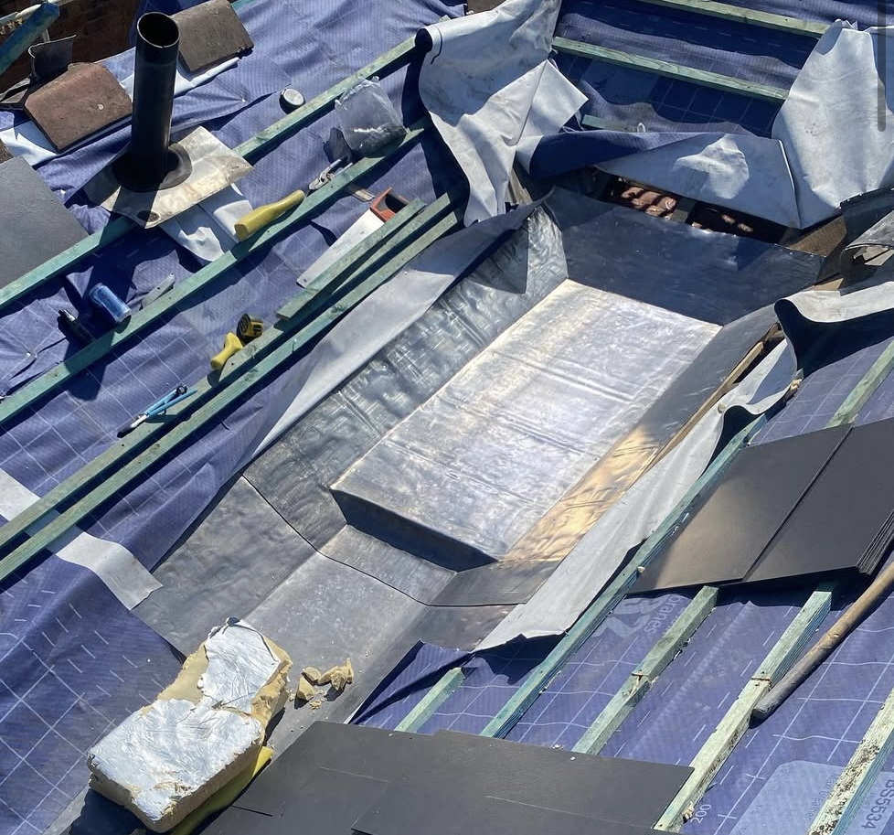 Leadwork & flashing detail by Morgan Roofing